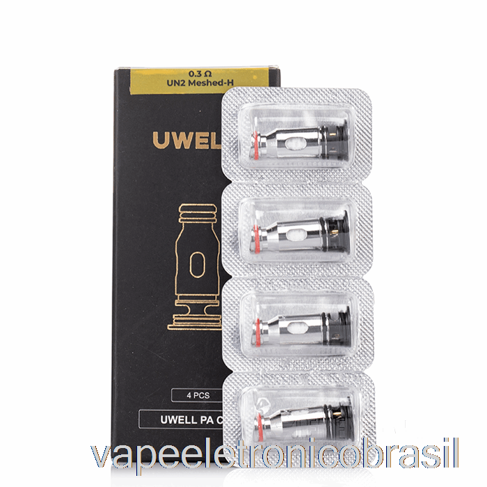 Bobinas De Substituição Vape Eletrônico Uwell Pa Bobinas Pa De 0,3 Ohm
